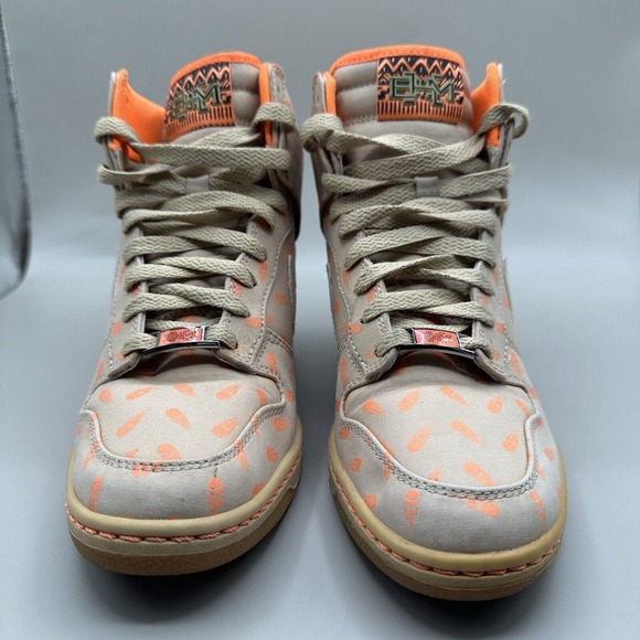 Nike Dunk Sky Hi Hidden Wedge Sneaker Black History Month 586581-200 Women’s 7.5 - Picture 3 of 10